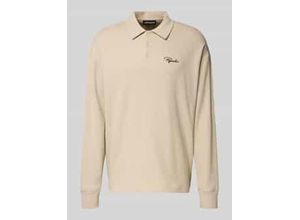 4059919581748 - Poloshirt mit Label-Stitching