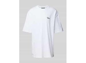 4059919584695 - Oversized T-Shirt mit Label-Stitching