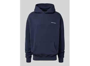 4059919589829 - Oversized Hoodie mit Logo-Stitching und Känguru-Tasche