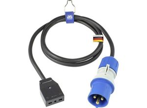 4059948002986 - 360488 Strom Adapterkabel 16 A Schwarz 15 m H07RN-F 3G 25 mm²