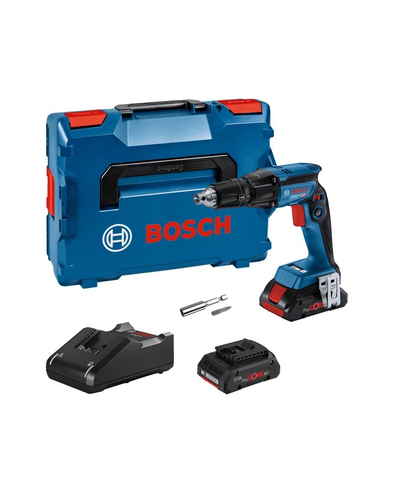 4059952581200 - AKTION BOSCH Professional GTB 18V-45 Trockenbauschrauber-Set 180 V + GRATIS Bosch-Prämie mit Prämie nach Registrierung