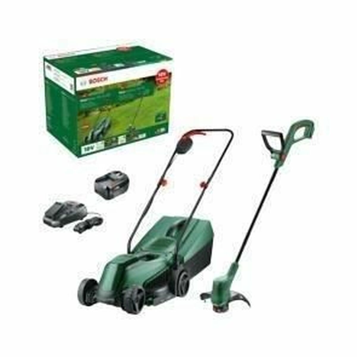 4059952634401 - 18V-Rasenpflege-Set EasyMower & EasyGrascut Rasentrimmer Rasenmäher 4059952634401 - 18V-Rasenpflege-Set EasyMower & EasyGrascut Rasentrimmer Rasenmäher