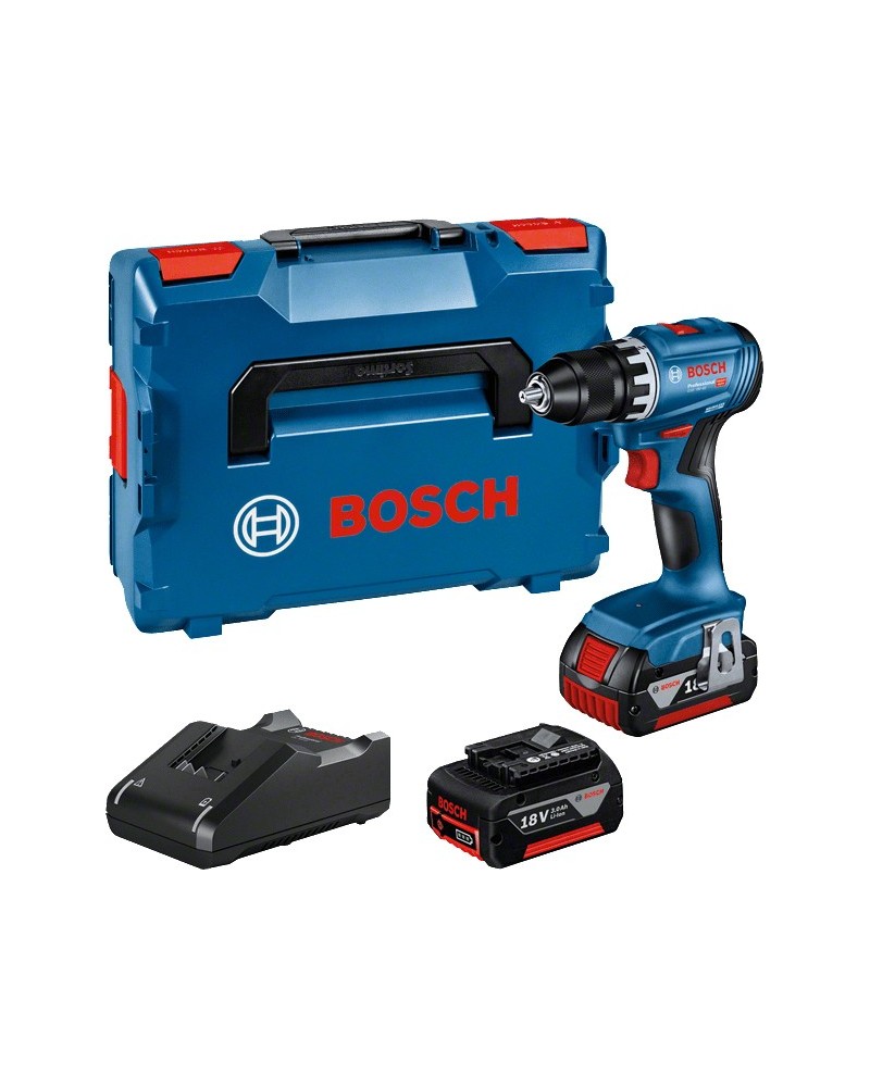 4059952635675 - BOSCH Professional GSR 18V-45 Akku-Bohrschrauber-Set 180 V mit 2 Akkus