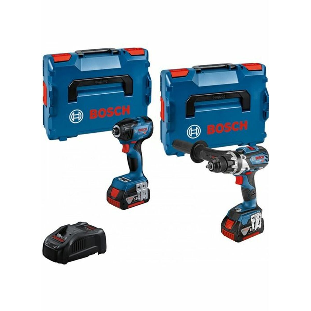 4059952687322 - Elektrischer Schraubendreher BOSCH GSR 18V-110C + GDR 18V-210C 18V