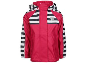 4059991087671 - - Regenjacke RAGLAN STRIPED mit abnehmbarer Kapuze in pink Gr98