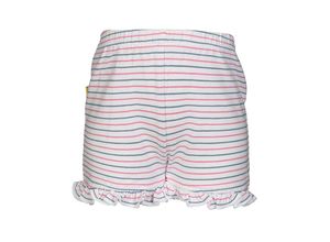 4059991197172 - - Shorts RUFFLES gestreift in pink grau Gr62