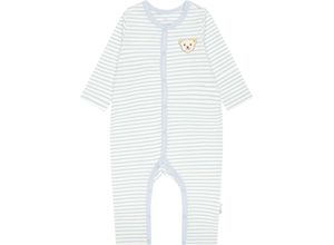 4059991555910 - Strampler Teddy-Patch Streifen für Babys und Kleinkinder blau 62