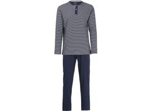 4059995035289 - TOM TAILOR Pyjama Streifen für Herren blau L