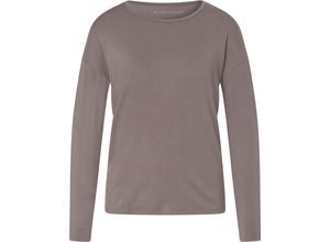 4059995300769 - TOM TAILOR Schlafshirt Rundhals uni für Damen grau 44