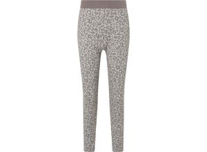 4059995301155 - TOM TAILOR Pyjama-Hose Animal-Print Eingriffstaschen für Damen grau 38