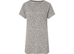 4059995316500 - TOM TAILOR Bigshirt Rundhals Animalprint für Damen grau 40