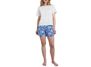 4059995352515 - TOM TAILOR Shorty floral für Damen blau 36