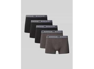 4059995395734 - Regular Fit Trunks im 5er-Set aus weicher Baumwolle mit elastischem Label-Bund