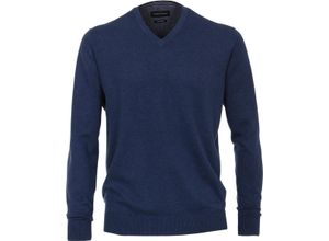 4060031195515 - CASAMODA Pullover V-Ausschnitt für Herren blau L