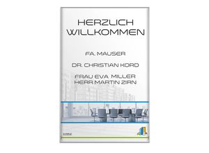 4060081700202 - MADRID Silver Line™ Wegweiser DIN A4 hoch HxB 2995 x 2125 mm Sichtformat HxB 293 x 206 mm kaiserkraft