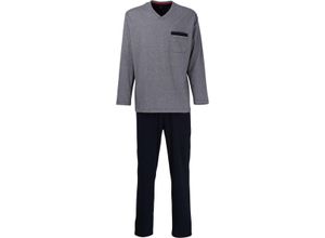 4060084047045 - GÖTZBURG Schlafanzug lang für Herren blau 54