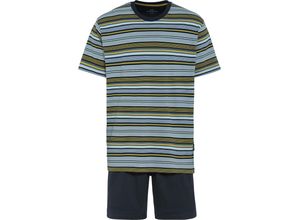 4060084197641 - GÖTZBURG Schlafanzug Rundhals Shorty für Herren blau 50 4060084197641 - GÖTZBURG Schlafanzug Rundhals Shorty für Herren blau 50