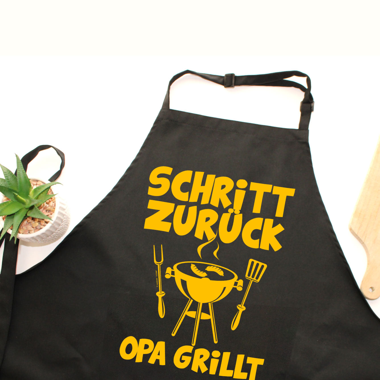 4060101417257 - Schritt zurück - Opa grillt! - Grillschürze