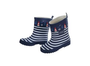 4060109350587 - maximo - Gummistiefel MARITIM gestreift in navy Gr26