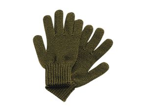 4060109509022 - maximo - Woll-Fingerhandschuhe WILL - SAISON in olivemeliert Gr158 164