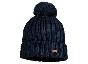 4060109611794 - maximo - Strickmütze POMPON RIB in navy Gr55-57