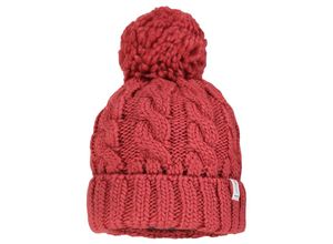 4060109612418 - maximo - Kids Mütze mit Umschlagrand - Mütze Gr 51 cm rot