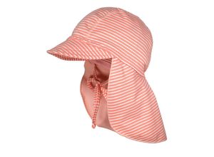 4060109658317 - maximo - Schirmmütze SUN SAFE mit Nackenschutz in candy peach weiß Gr51