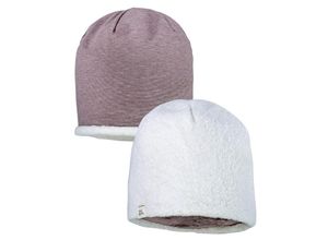 4060109684071 - maximo - Beanie COSY zum Wenden in kastanie hellbraun melie Gr49