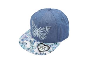 4060109724418 - maximo - Basecap SCHMETTERLING in jeans Gr51-53