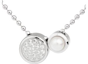 4060267119637 - ERNSTES DESIGN Damen Kette mit Anhänger Edelstahl Süßwasser-Zuchtperle silber 45