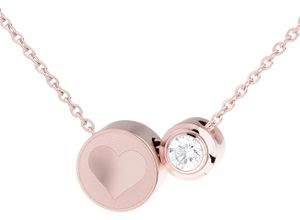 4060267120053 - ERNSTES DESIGN Damen Kette mit Anhänger Edelstahl roségold 45