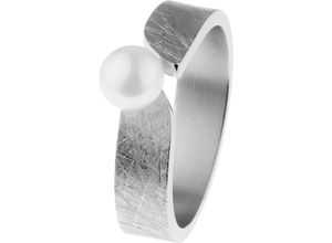 4060267135682 - ERNSTES DESIGN Damen Ring Edelstahl mit Süßwasser-Zuchtperle silber