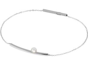 4060267162299 - ERNSTES DESIGN Damen Armband Edelstahl mit Süßwasser-Zuchtperle silber