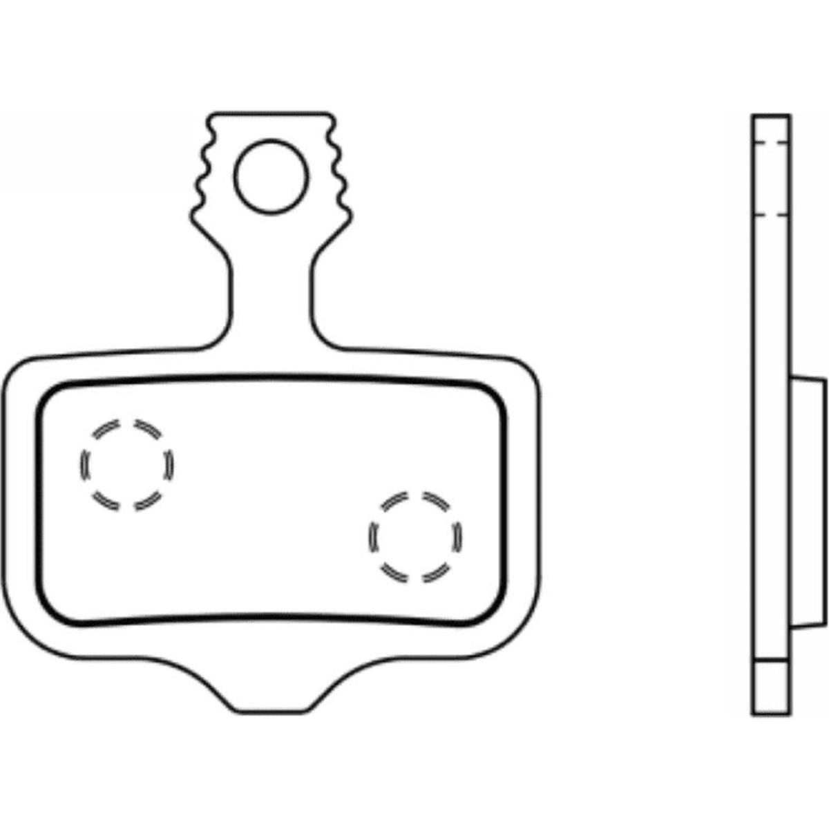 4060426434212 - Halbmetallische Bremsbeläge für Elixir Level X0 - Kompatibel mit AVID TRICKSTUFF BRAKING