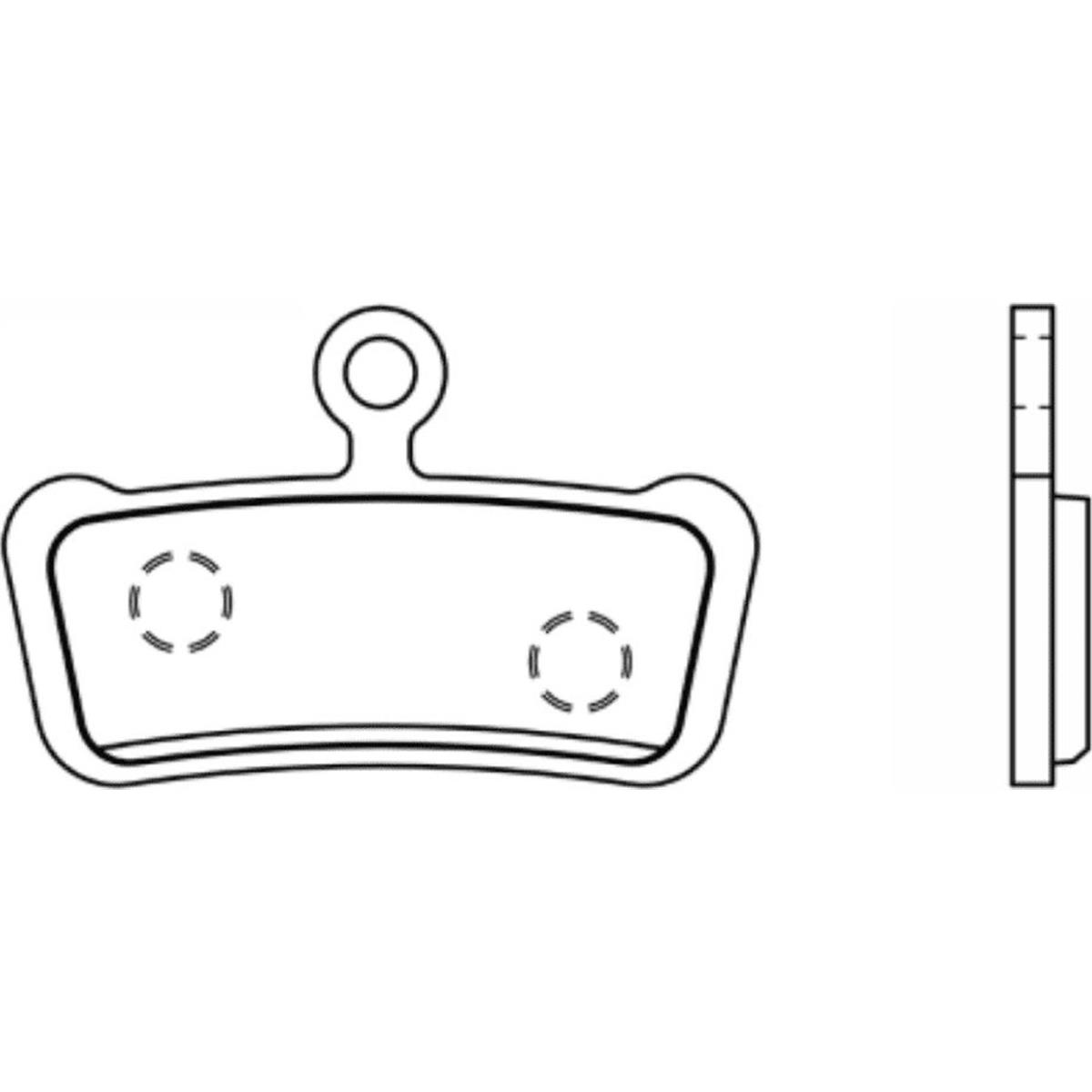 4060426434229 - Paar Semi-Metallische Bremsbeläge für SRAM Guide und Avid X0 Trail