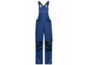 4060539342039 - James & Nicholson funktionelle Latzhose JN879 Gr 42 dark-royal