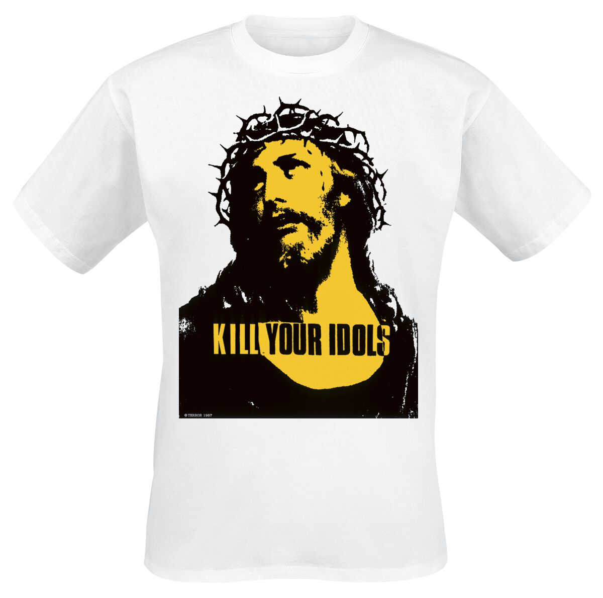 4060587010843 - Sprüche Funshirt - Sprüche - Kill Your Idols (Band) T-Shirt weiß 4060587010843 - Sprüche Funshirt - Sprüche - Kill Your Idols (Band) T-Shirt weiß