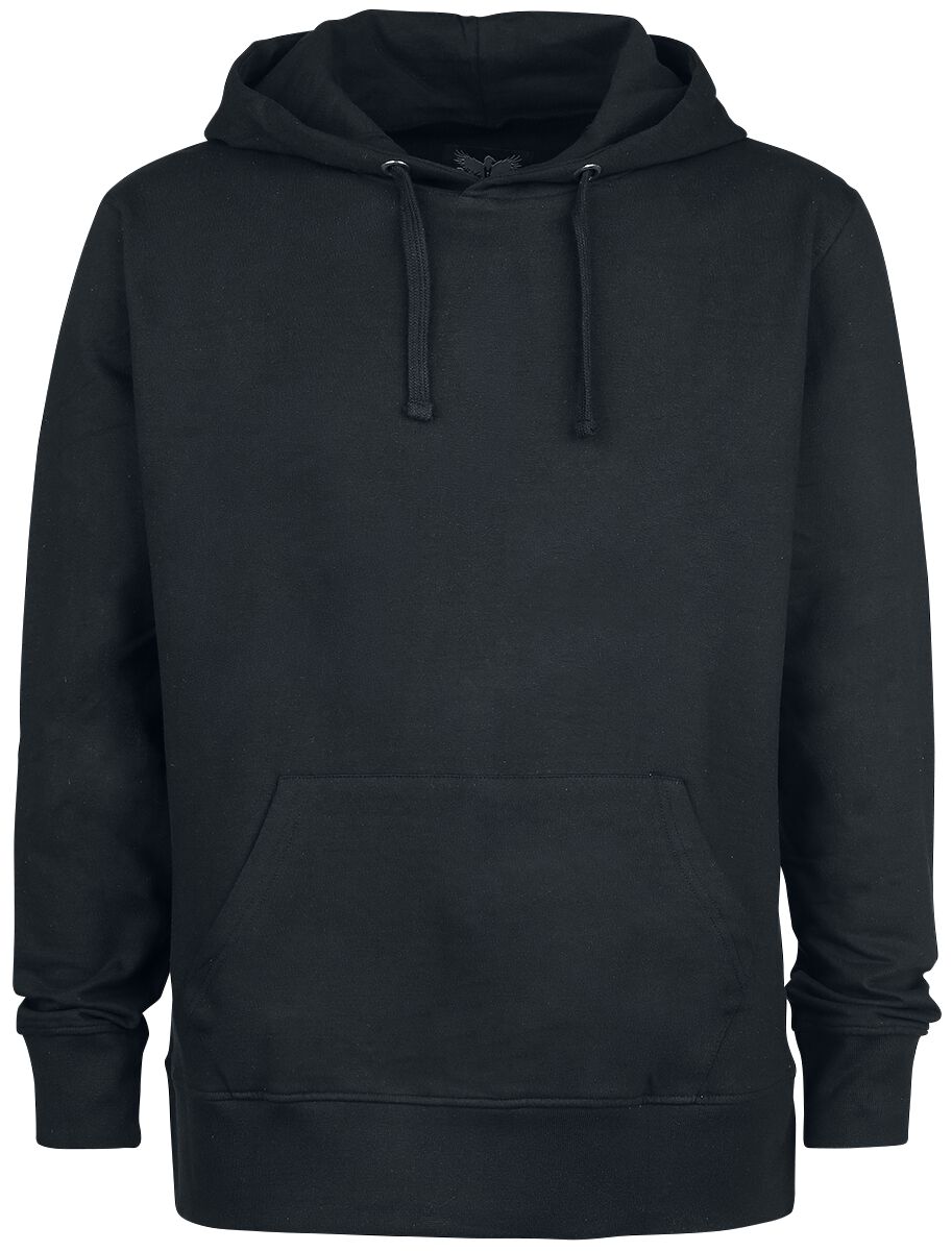 4060587038816 - Basic Hoodie Kapuzenpullover schwarz in XXL