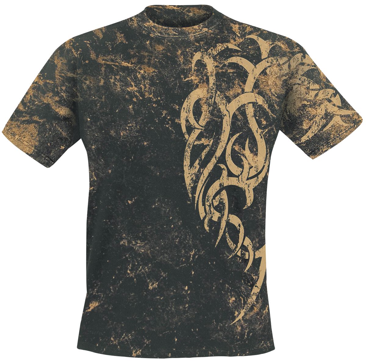 4060587069575 - Marble Tattoo T-Shirt schwarz in M