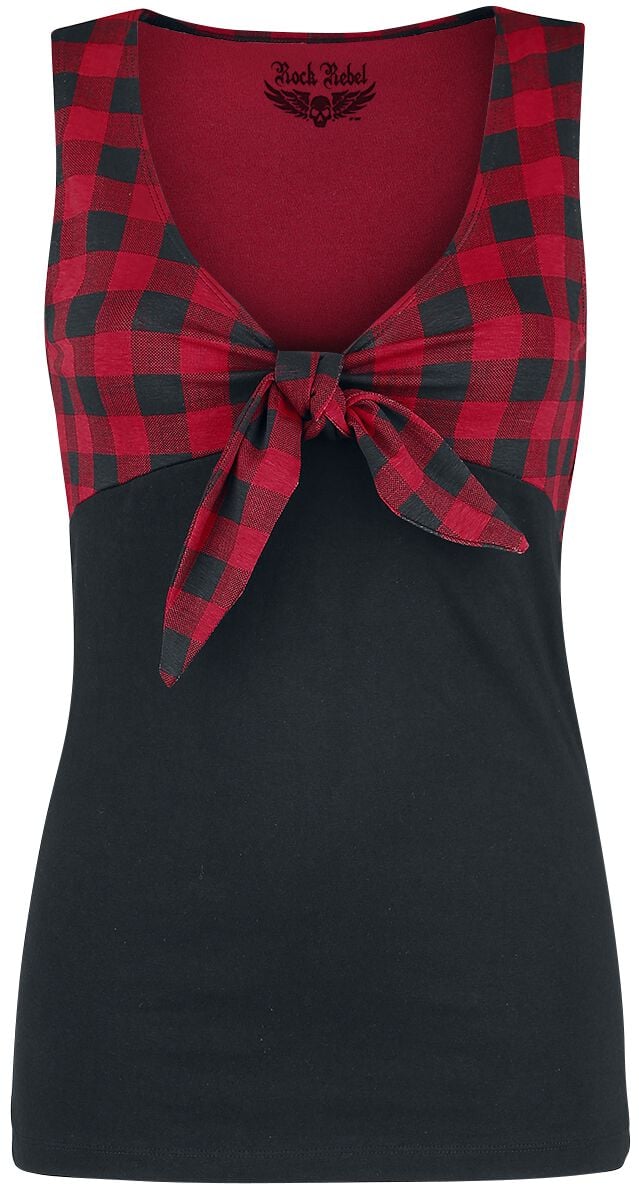 4060587129194 - Shes Deadly Top schwarz rot in XXL 4060587129194 - Shes Deadly Top schwarz rot in XXL