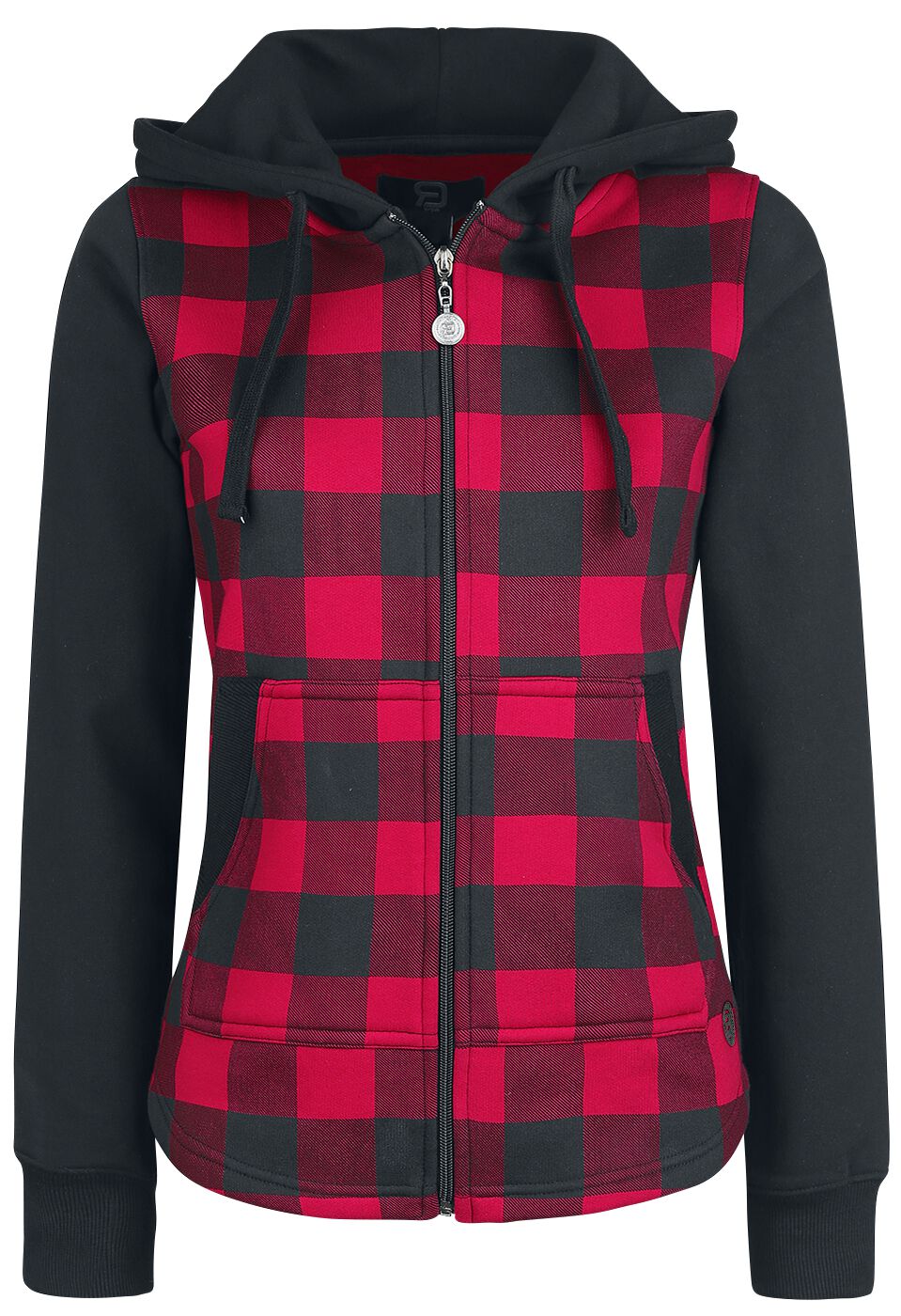 4060587133917 - Stay Different Kapuzenjacke schwarz rot in L 4060587133917 - Stay Different Kapuzenjacke schwarz rot in L