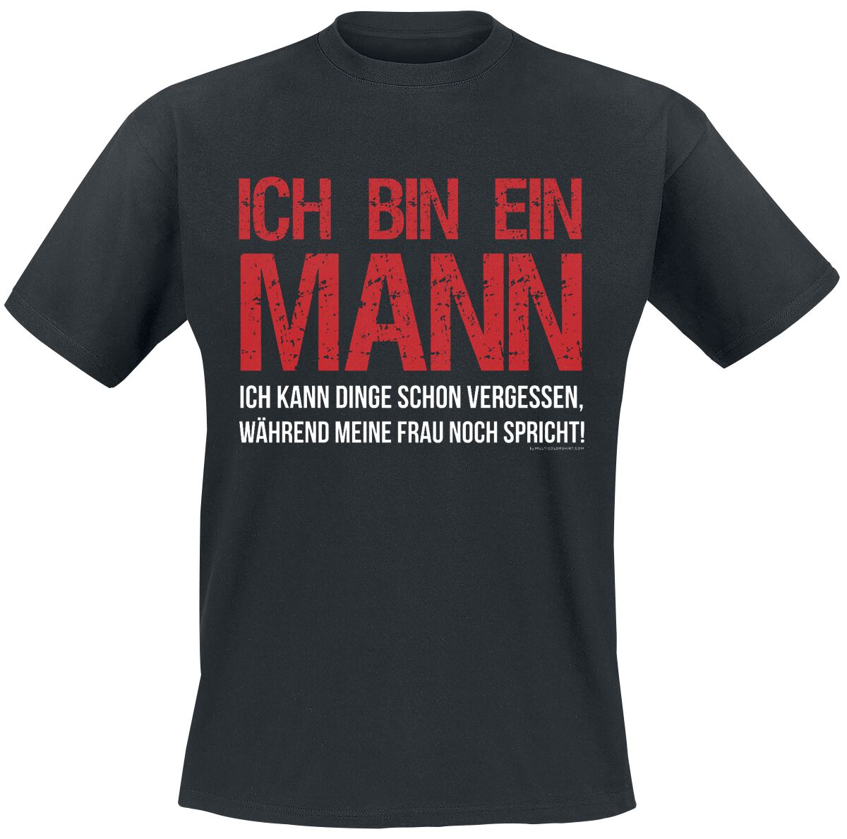 4060587273682 - Ich bin ein Mann T-Shirt schwarz in 3XL 4060587273682 - Ich bin ein Mann T-Shirt schwarz in 3XL