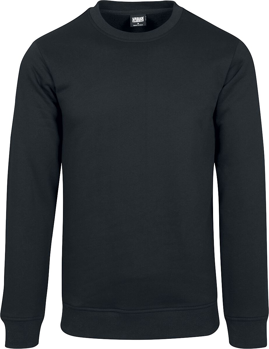 4060587307745 - Basic Terry Crew Sweatshirt schwarz in S