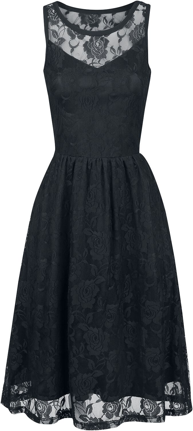 4060587308971 - Sleeveless Lace Dress Mittellanges Kleid schwarz in M