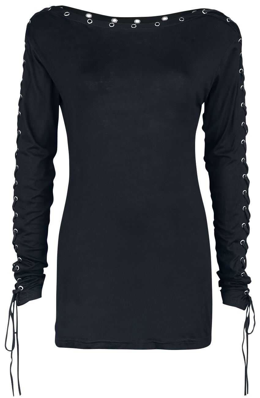 4060587327378 - Here To Stay Langarmshirt schwarz in S 4060587327378 - Here To Stay Langarmshirt schwarz in S