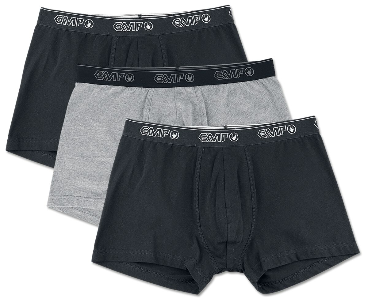 4060587339258 - Basic Collection Devils Plaything Boxershort-Set schwarz grau in L