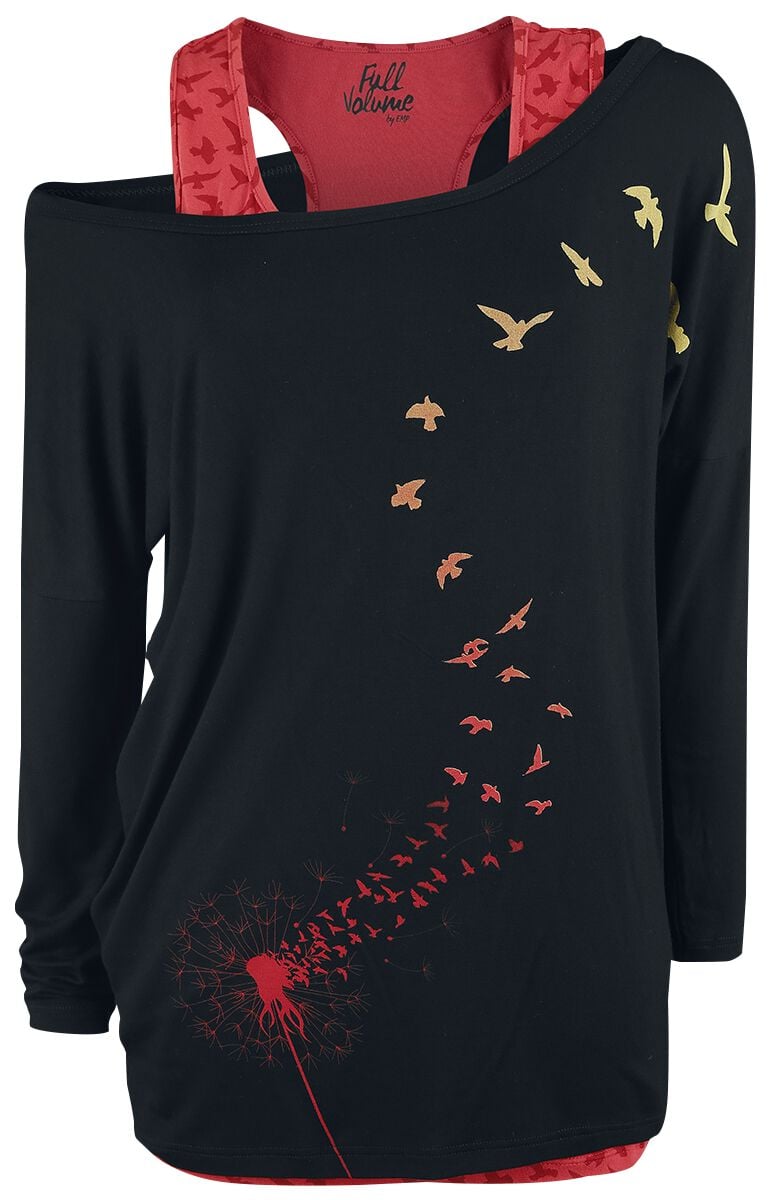 4060587357283 - Busting Loose Langarmshirt schwarz in M