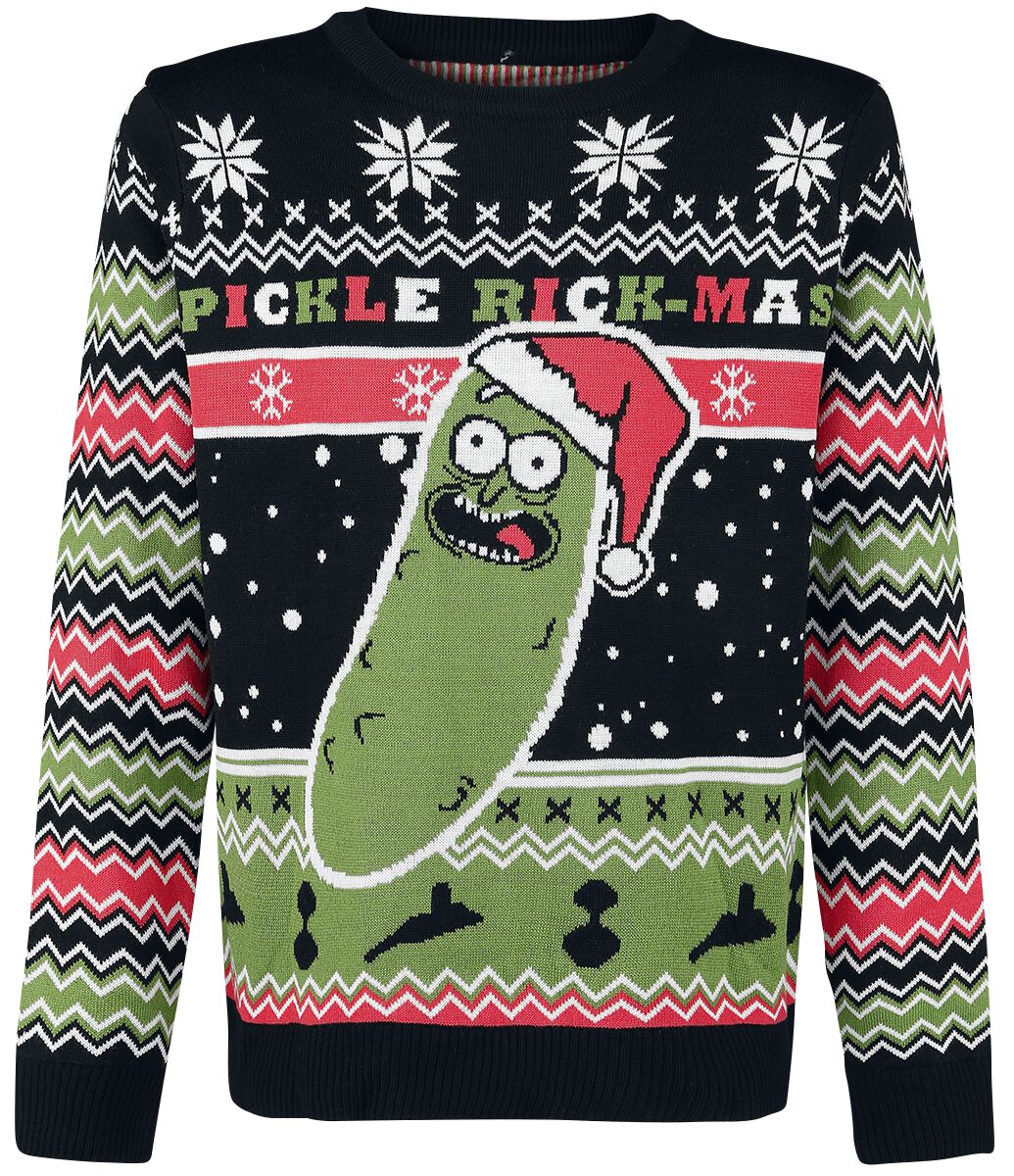 4060587365844 - Pickle Rick Weihnachtspullover multicolor in XXL
