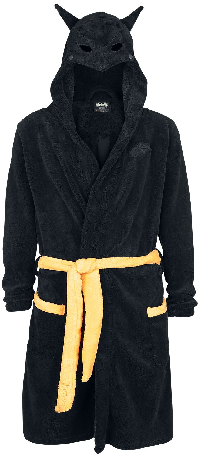 4060587368753 - Bademantel schwarz gelb in XXL-3XL