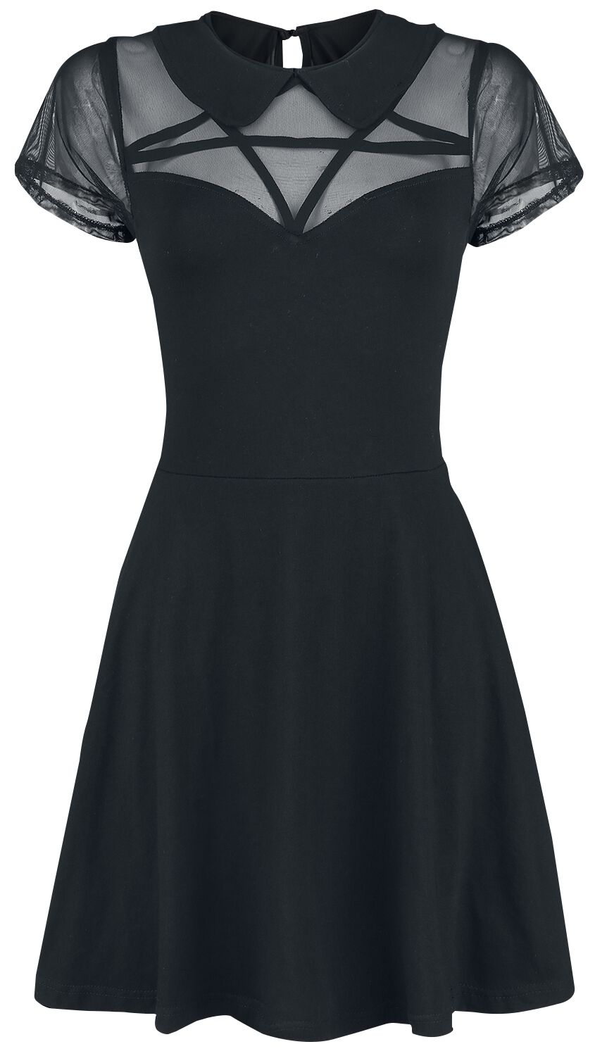4060587377311 - Hex Wednesday Dress Kurzes Kleid schwarz